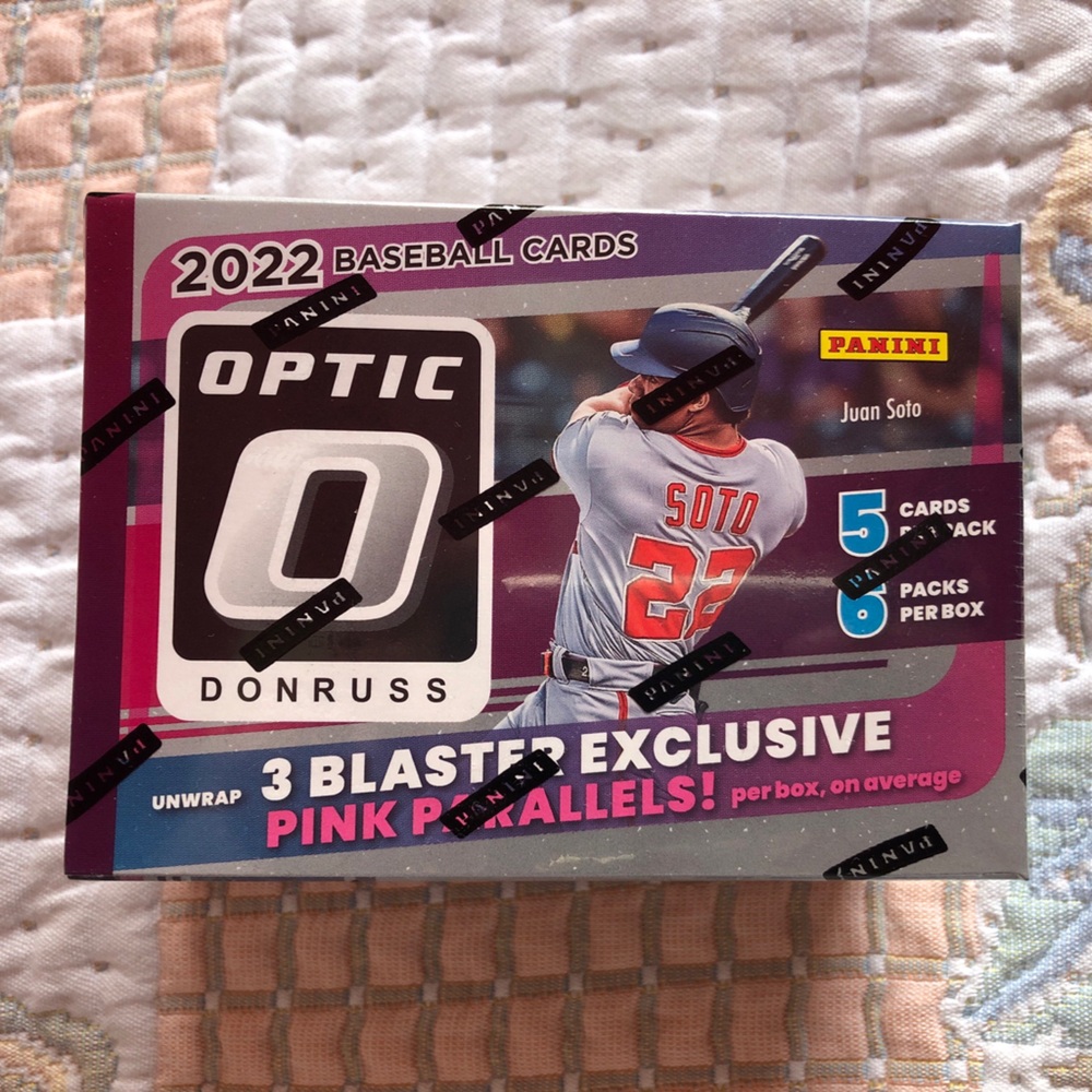 Panini Donruss Optic 2022 Baseball Cards - Pink Parallel Blaster Exclusive
